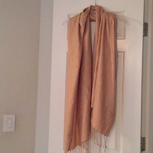 rose gold pashmina shawl